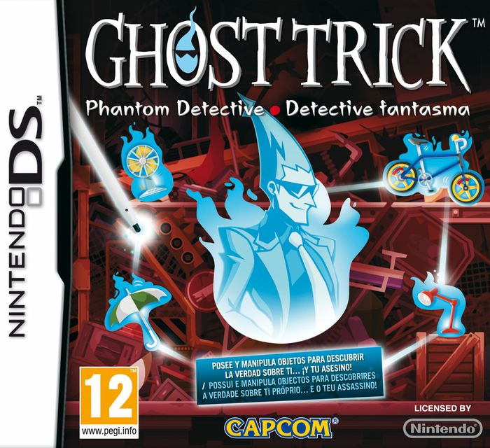 Portada del juego Ghost Trick: Detective fantasma para Nintendo DS.